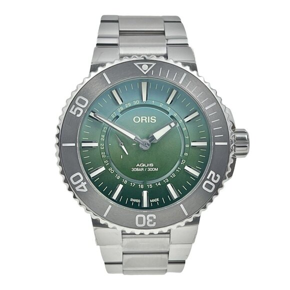Oris Aquis Dat Watt LE Stainless Steel 43.5mm Automatic Men’s Watch 7734 - Picture 1 of 10